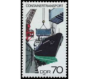 container Shipping  - Germany / German Democratic Republic 1978 - 70 Pfennig