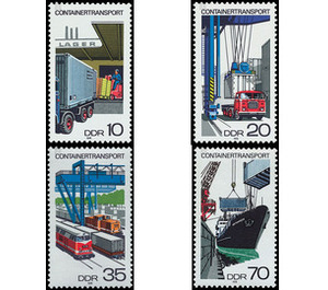 container Shipping  - Germany / German Democratic Republic 1978 Set