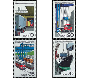 container Shipping  - Germany / German Democratic Republic 1978 Set