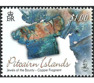 Copper fragment - Polynesia / Pitcairn Islands 2018 - 1