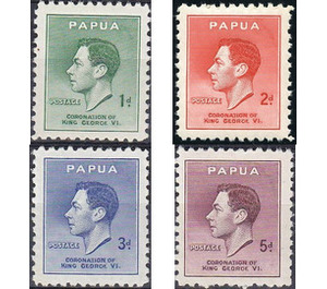 Coronation of King George VI - Melanesia / Papua 1937 Set