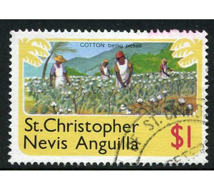 Cotton picking - Caribbean / Saint Kitts and Nevis 1978 - 1