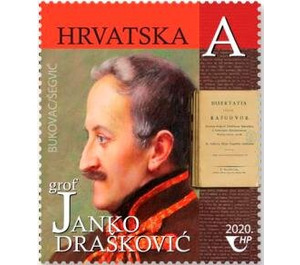 Count Janko Drasković, Author and Politician - Croatia 2020