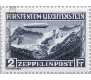 Count Zeppelin  - Liechtenstein 1931 - 200 Rappen