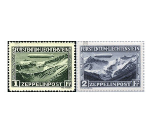 Count Zeppelin  - Liechtenstein 1931 Set