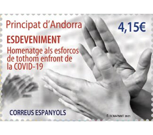 COVID-19 : Tribute To Frontline Workers - Andorra, Spanish Administration 2021 - 4.15