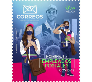 COVID-19 : Tribute To Postal Workers - Central America / Mexico 2020