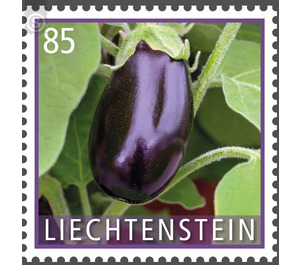 Crop Plants: Vegetables - Aubergine  - Liechtenstein 2018 - 85 Rappen