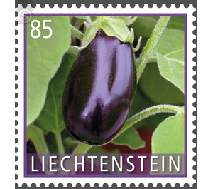 Crop Plants: Vegetables - Aubergine  - Liechtenstein 2018 - 85 Rappen