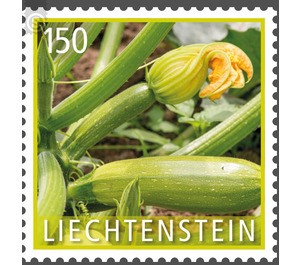 Crop Plants: Vegetables - Courgette  - Liechtenstein 2018 - 150 Rappen