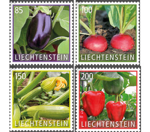 Crop Plants: Vegetables  - Liechtenstein 2018 Set