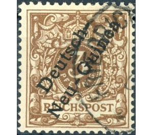 Crown/Eagle with overprint - Melanesia / German New Guinea 1897 - 3