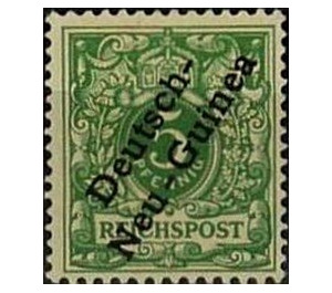 Crown/Eagle with overprint - Melanesia / German New Guinea 1897 - 5