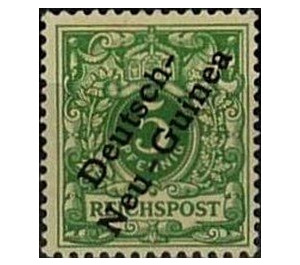 Crown/Eagle with overprint - Melanesia / German New Guinea 1897 - 5