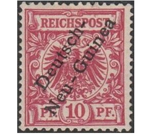 Crown/Eagle with overprint - Melanesia / German New Guinea 1899 - 10