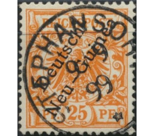 Crown/Eagle with overprint - Melanesia / German New Guinea 1899 - 25