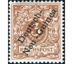 Crown/Eagle with overprint - Melanesia / German New Guinea 1899 - 3