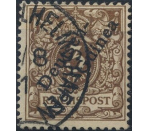 Crown/Eagle with overprint - Melanesia / German New Guinea 1899 - 3