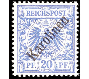 Crown/eagle with overprint - Micronesia / Caroline Islands 1899 - 20