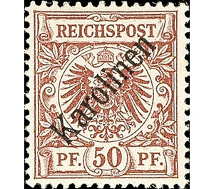 Crown/eagle with overprint - Micronesia / Caroline Islands 1899 - 50