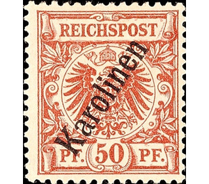 Crown/eagle with overprint - Micronesia / Caroline Islands 1900 - 50