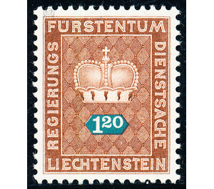 Crown with numeral  - Liechtenstein 1968 - 120 Rappen