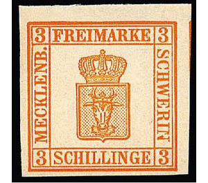 Crowned arms - Germany / Old German States / Mecklenburg-Schwerin 1856 - 3