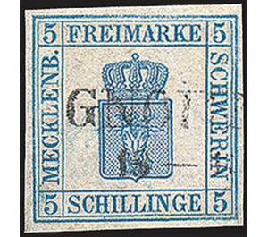 Crowned arms - Germany / Old German States / Mecklenburg-Schwerin 1856 - 5