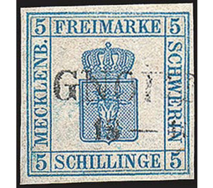 Crowned arms - Germany / Old German States / Mecklenburg-Schwerin 1856 - 5