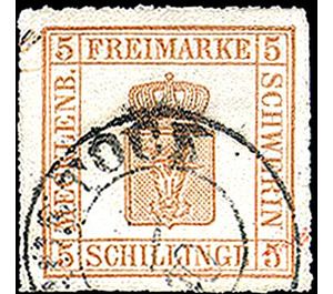 Crowned arms - Germany / Old German States / Mecklenburg-Schwerin 1864 - 5
