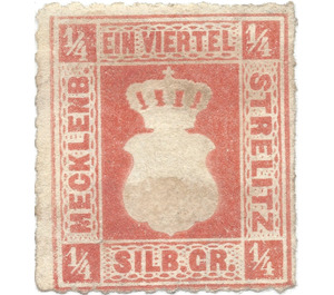 Crowned arms - Germany / Old German States / Mecklenburg-Strelitz 1864