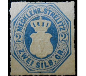 Crowned arms - Germany / Old German States / Mecklenburg-Strelitz 1864 - 2