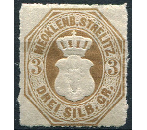 Crowned arms - Germany / Old German States / Mecklenburg-Strelitz 1864 - 3