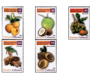 Cuban Fruits - Caribbean / Cuba 2020 Set