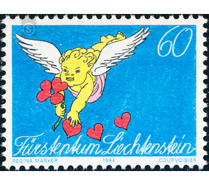 cupid  - Liechtenstein 1994 - 60 Rappen