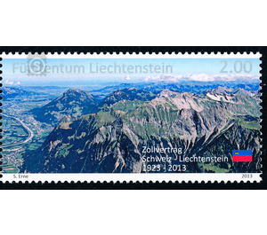 Customs agreement with Switzerland  - Liechtenstein 2013 - 100 Rappen