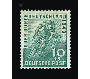 Cycle race across Germany  - Germany / Western occupation zones / American zone 1949 - 10 Pfennig