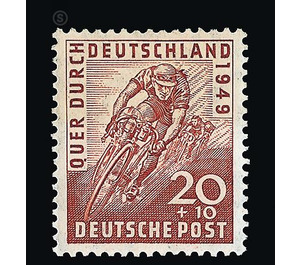 Cycle race across Germany  - Germany / Western occupation zones / American zone 1949 - 20 Pfennig