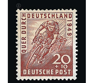 Cycle race across Germany  - Germany / Western occupation zones / American zone 1949 - 20 Pfennig
