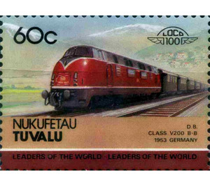 D.B. Class V200 B-B 1953 Germany - Polynesia / Tuvalu, Nukufetau 1985