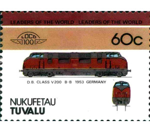 D.B. Class V200 B-B 1953 Germany - Polynesia / Tuvalu, Nukufetau 1985