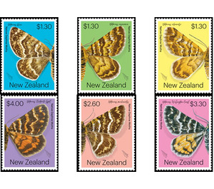 Daphne Moths of New Zealand (2020) - New Zealand 2020 Set