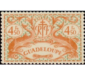 Daulphin - Caribbean / Guadeloupe 1945 - 4.50