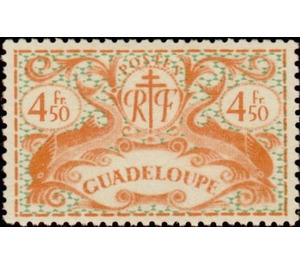 Daulphin - Caribbean / Guadeloupe 1945 - 4.50