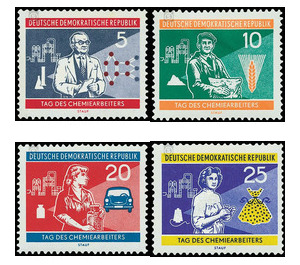 Day of the chemical worker  - Germany / German Democratic Republic 1960 Set