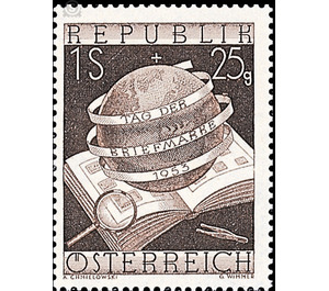 day of the stamp  - Austria / II. Republic of Austria 1953 - 1 Shilling