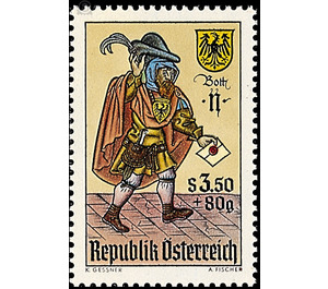 day of the stamp  - Austria / II. Republic of Austria 1967 - 3.50 Shilling