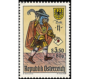 day of the stamp  - Austria / II. Republic of Austria 1967 - 3.50 Shilling