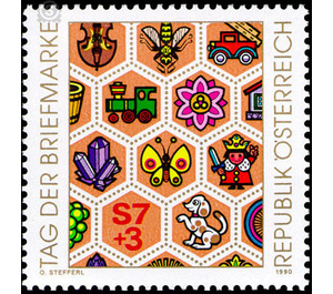 day of the stamp  - Austria / II. Republic of Austria 1990 - 7 Shilling
