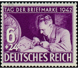 day of the stamp  - Germany / Deutsches Reich 1942 - 6 Reichspfennig